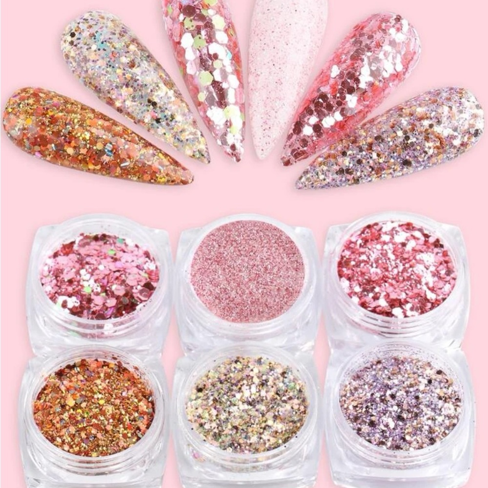 Glitter nail bundle